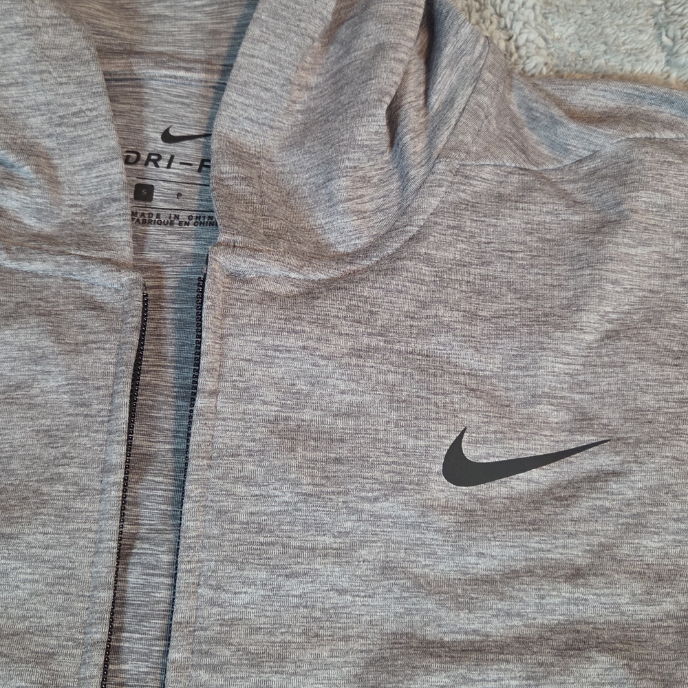 Nike Men's Gray Full-Zip Jacket Size Small - Picture 8 of 13